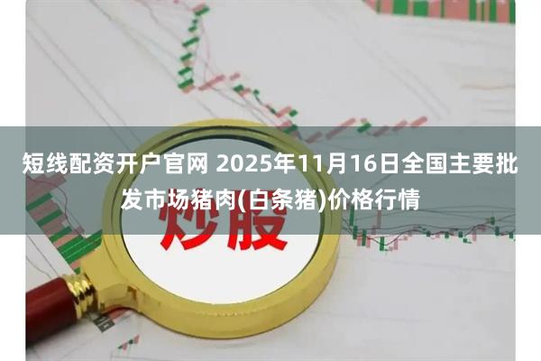 短线配资开户官网 2025年11月16日全国主要批发市场猪肉(白条猪)价格行情
